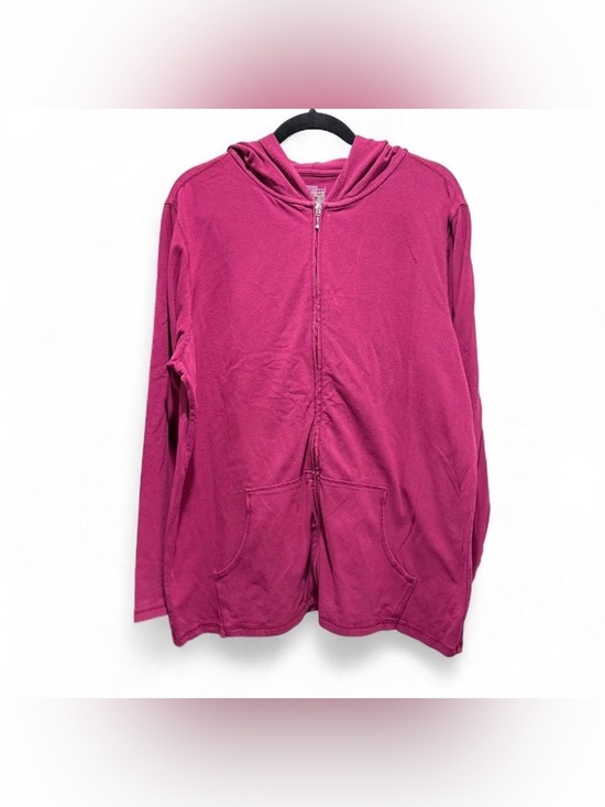 Great Northwest Clothing Company Tops - Great Northwest Clothing Company Fuchsia Pink Zip-Up Hoodie